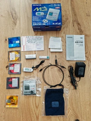 Aiwa AM F80 MD Walkman Minidisc Player With Full Set - Like New - Bild 1 von 4