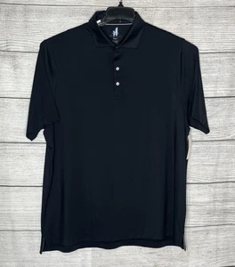 Johnnie-O Featherweight Men's Polo - Black Size XLT - Picture 1 of 5