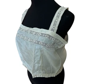 French Camisole Silk and Lace Cami M Silk Vintage Lingerie Antique - Picture 1 of 10