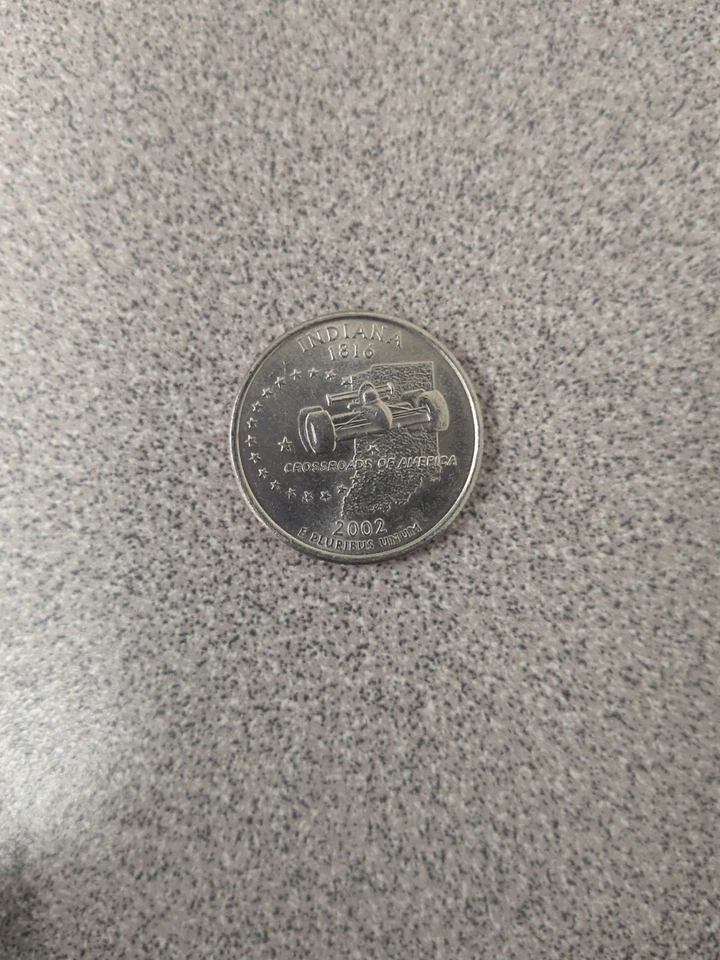 2002P Washington Quarter Dollar From Indiana Crisp Condition USA - Image 1 of 3