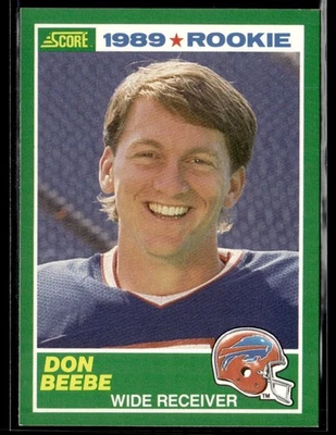 1989 Score #265 Don Beebe ROOKIE CARD RC - Image 1 of 2