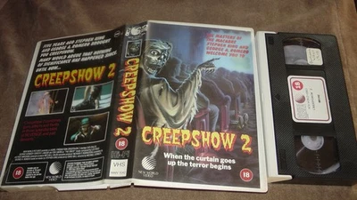 Creepshow 2 VHS Video Tape Ex Rental Big Box Cert New World Pictures - Image 1 of 4