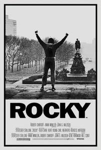 Rocky - Movie Poster (Regular) (Sylvester Stallone - VIctory Pose) (24" X 36") - Picture 1 of 6