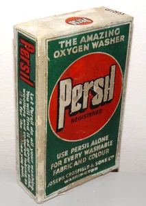 VINTAGE EARLY PERSIL SOAP POWDER BOX 1937 UNOPENED FILM TV THEATRE PROP - Picture 1 of 5
