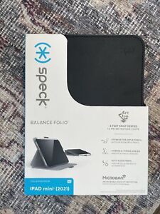 Speck Balance Folio for Apple iPad Mini 6th (2021) - Black [w/Pencil Holder]
