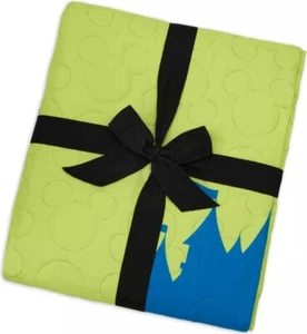 Disney World Blanket Throw, Castle Quilted, NEW, Home Decor, Travel Theme - Picture 1 of 6