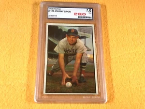 F3-68 BASEBALL KARTE - JOHNNY LIPTON BOSTON RED SOX - 1953 BOWMAN - GRADE 7 - Bild 1 von 6