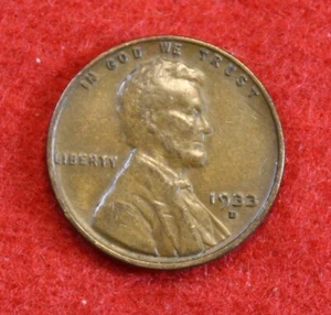 1933-D Lincoln Wheat Cent Penny High Grade Coin LW2279 - Picture 1 of 2