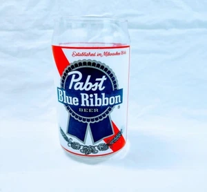 Vintage Pabst Blue Ribbon Est In Milwaukee 1844 Beverage Beer Glass - Picture 1 of 4