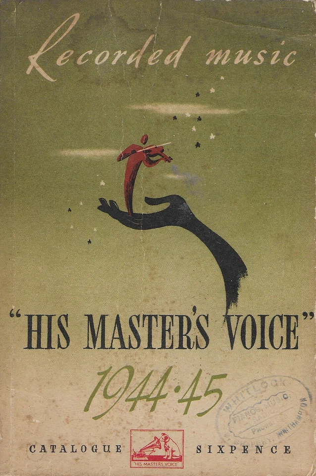 Recorded Music: His Masters Voice 1944-45 Catalogue - Image 1 of 2