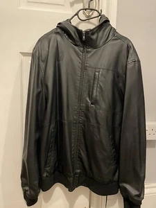rare Topman Fake Leather hood jacket - Picture 1 of 3
