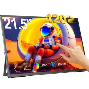 21,5" 120Hz Gaming Monitor 1920x1080 Touchscreen USB-C HDMI FreeSync für Gamer - Bild 1 von 7