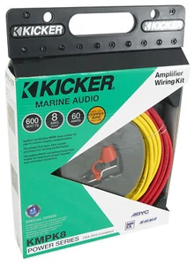 Kit de cables de instalación amplificador marino calibre 8 AWG KICKER 47KMPK8 KMPK8 - Imagen 1 de 1