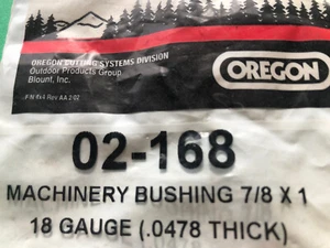 NOS Oregon 02-168 Teil Maschinenbuchse 7/8 x 1/2 18Ga - Bild 1 von 2