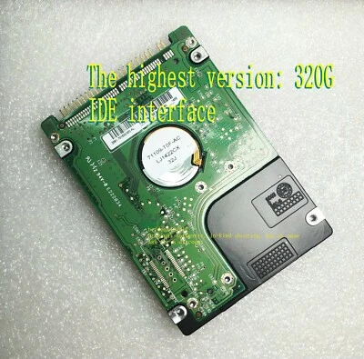 320G 5400RPM 2.5'' notebook hard drive: IDE interface highest version - Image 1 of 4