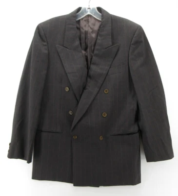 Cerruti 1881 Sport Coat Men 38 Gray Blazer Wool Double Breasted Mob Style 48 * - image 1 of 4