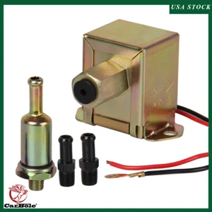 12V Standard Universal Electric Fuel Pump 4-7 PSI Low Pressure Gas Diesel 1-2A - Picture 1 of 13