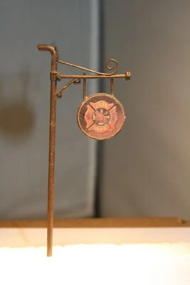 O Scale Fire Department Sign 1 - Image 1 of 4