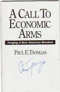 Paul Tsongas signiert "A Call To Economic Arms" - Bild 1 von 2