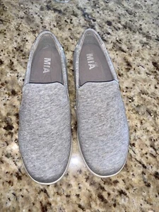 MIA Girl SPRINTER Gray Stretch Slip-on Walking Shoes Women's Size 9 M - Picture 1 of 7