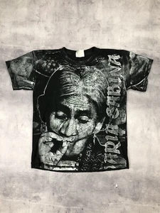 Rare Maria Sabina T Shirt Vintage Mexican Tee Mexico Y2K Priestess Mushroom - Picture 1 of 9