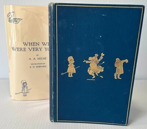 When We Were Very Young, AA.Milne, 1925 First UK Edition~Winnie-the-Pooh~Methuen - Picture 1 of 19