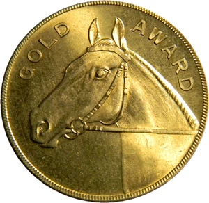 Medalla de caballo premio Good Luck (0336) - Imagen 1 de 2