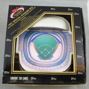 1991 Topps Stadium Club tarjeta de béisbol Skybome caja de fábrica con juego de 200 tarjetas - Imagen 1 de 6