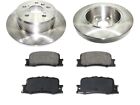 Rear Brake Pad And Rotor Kit For 01-03 Toyota Highlander Fwd Dv55x7
