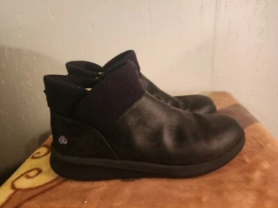 Botines Clarks Cloudstoppers para mujer talla 8,5 negros con cremallera #45 Foto 1 de 4