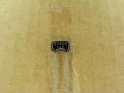 S00897 (Lote de 5 piezas) 51 pf 500 voltios 500 V 5% película apilada plata condensador de mica Foto 1 de 3