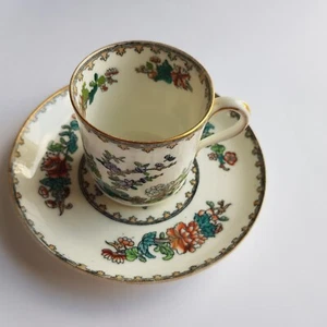 Copeland Spode Antique Ceramic Tea and Cup Saucer Oriental Rose c1900 England - Picture 1 of 13