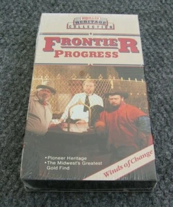 FRONTIER PROGRESS WINDS OF CHANGE VHS Vidmark 1987 Western Gold Rush Docu-Drama - Picture 1 of 4