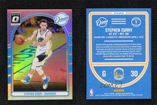 2016-17 Panini Donruss Optic Dimes Holo Silver Prizm Stephen Curry #8