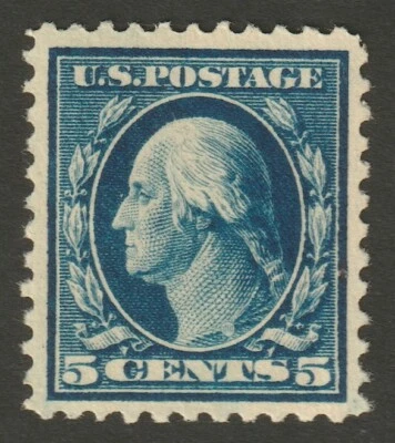 Scott #504 VF/XF MNHOG 1917-19 5c Blue Perf 11 Flat Plate Unwmk   MSP20-53 - Image 1 of 2