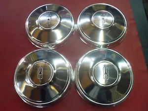 VINTAGE NOS 1971-85 OLDSMOBILE 442 CUTLASS DOG DISH POVERTY HUBCAPS WHEEL COVERS - Picture 1 of 8