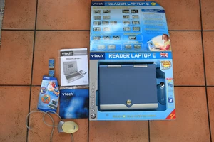 Vtech Reader Laptop E Lerncomputer Maus Mauspad 2 Kassetten defekt OVP - Bild 1 von 9