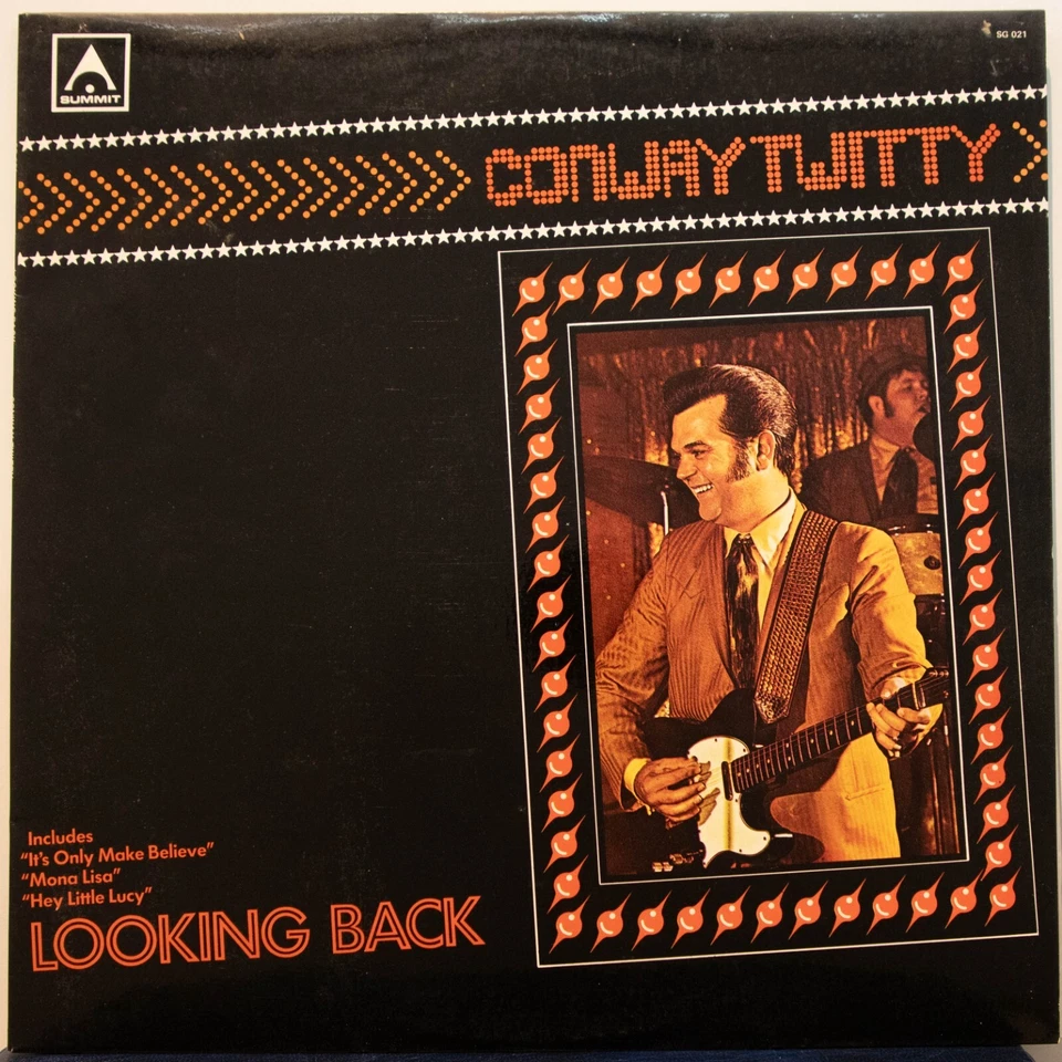 CONWAY TWITTY - LOOKING BACK - Vinyl LP - Summit - 1975 -VG FREE POSTAGE  (1596) - Image 1 of 4