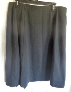 Neu mit Etikett - Talbots Damen - schwarz - elastischer Bund - Baumwollmischung Rock - Größe 1X - Bild 1 von 2