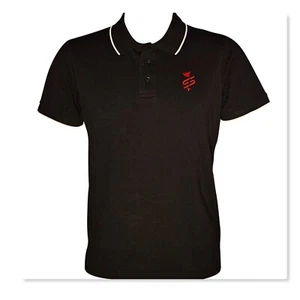 Men's Polo Dry-Fit T Shirt Jersey Sport Short Sleeve Causal 100% Cotton - Picture 1 of 6