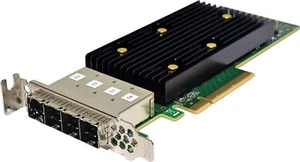 Lenovo ThinkSystem 430-16e Quad-Port 12Gb/s SFP SAS/SATA PCIe HBA 01KN503 LP - Afbeelding 1 van 6