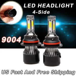 For Dodge Mercury Ram 1500 2500 3500 Topaz 9004 LED HI-LO Beam Headlight 4-Side - Imagen 1 de 12