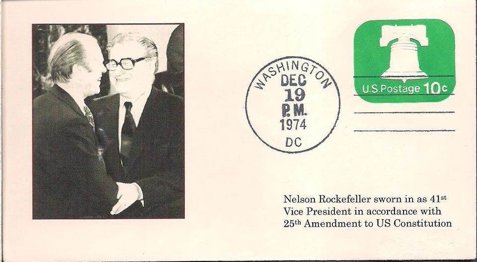 Inaugural - 19-12-1974 Rockefeller juramentado como VP - añadir caché Foto 1 de 1