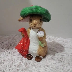 Vintage Schmid Benjamin Bunny Kitschy Decorazione Primaverile Carino Beatrix Potter Coniglio in Tam - Foto 1 di 7