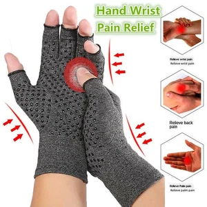 Guantes para artritis compresión articulación dedo alivio del dolor mano muñeca soporte ortopédico - Imagen 1 de 11