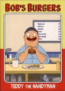 Bob's Burgers Teddy the Handyman Promo Trading Card Target Exclusive 2017 FOX - Picture 1 of 2