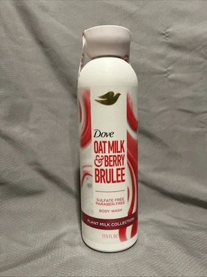 Jabón corporal limpiador de leche vegetal Dove Beauty avena leche y bayas Brulee 17,5 fl oz Foto 1 de 4