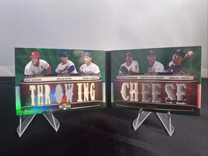 2011 Topps Triple Threads Gibson/Ryan/Koufax/Chapman/Verlander/Jimenez Relic /18 - Picture 1 of 6