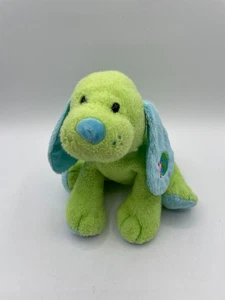 Ganz Webkinz Green Earth Welpe Hund Plüschtier kein Code HM491 9 Zoll Satinohren - Bild 1 von 11