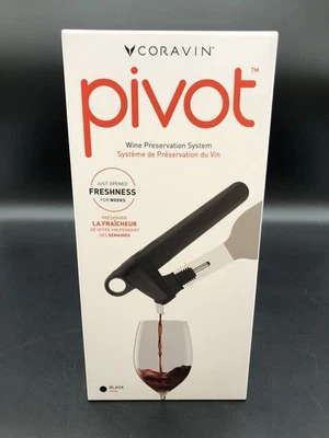 Sistema de Conservación de Vino Coravin Pivot Plus en Negro Nuevo Foto 1 de 4